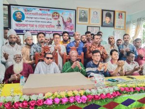 কোটালীপাড়ায় আওয়ামী স্বেচ্ছাসেবক লীগের প্রতিষ্ঠাবার্ষিকী ও সজীব ওয়াজেদ জয়ের জন্ম দিন পালন