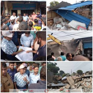 কুষ্টিয়ার ভেড়ামারায় অসংখ্য ব্যবসায়ীদের কে নিঃস্ব করে ফোরলেন রাস্তার জায়গার স্হাপনা উচ্ছেদ