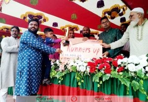 ভেড়ামারায় ইসমাইল স্মৃতি ফুটবল টুর্নামেন্ট'র ফাইনাল খেলায় এমএবি এন্টারপ্রাইজ ২ গোল বিজয়ী