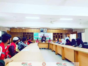 যুব রেড ক্রিসেন্ট স্বেচ্ছাসেবকদের সাথে মেয়র'র সমন্বয় সভা অনুষ্ঠিত