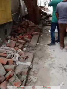 ভেড়ামারা উপজেলা প্রশাসনের সার্বিক নির্দেশনায় রাতের অন্ধকারে নির্মাণ কৃত অবৈধ স্হাপনা উচ্ছেদ