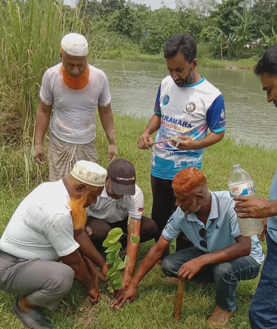 ভেড়ামারায় বিশ্ব পরিবেশ দিবস উপলক্ষে বৃক্ষ রোপন পশুপাখির জন্য পানির পানপাত্র স্হাপন ও আলোচনা সভা