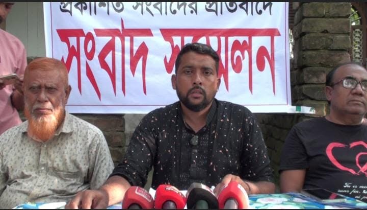 দৌলতপুরে মিথ্যা অপপ্রচারের প্রতিবাদে সংবাদ সম্মেলন