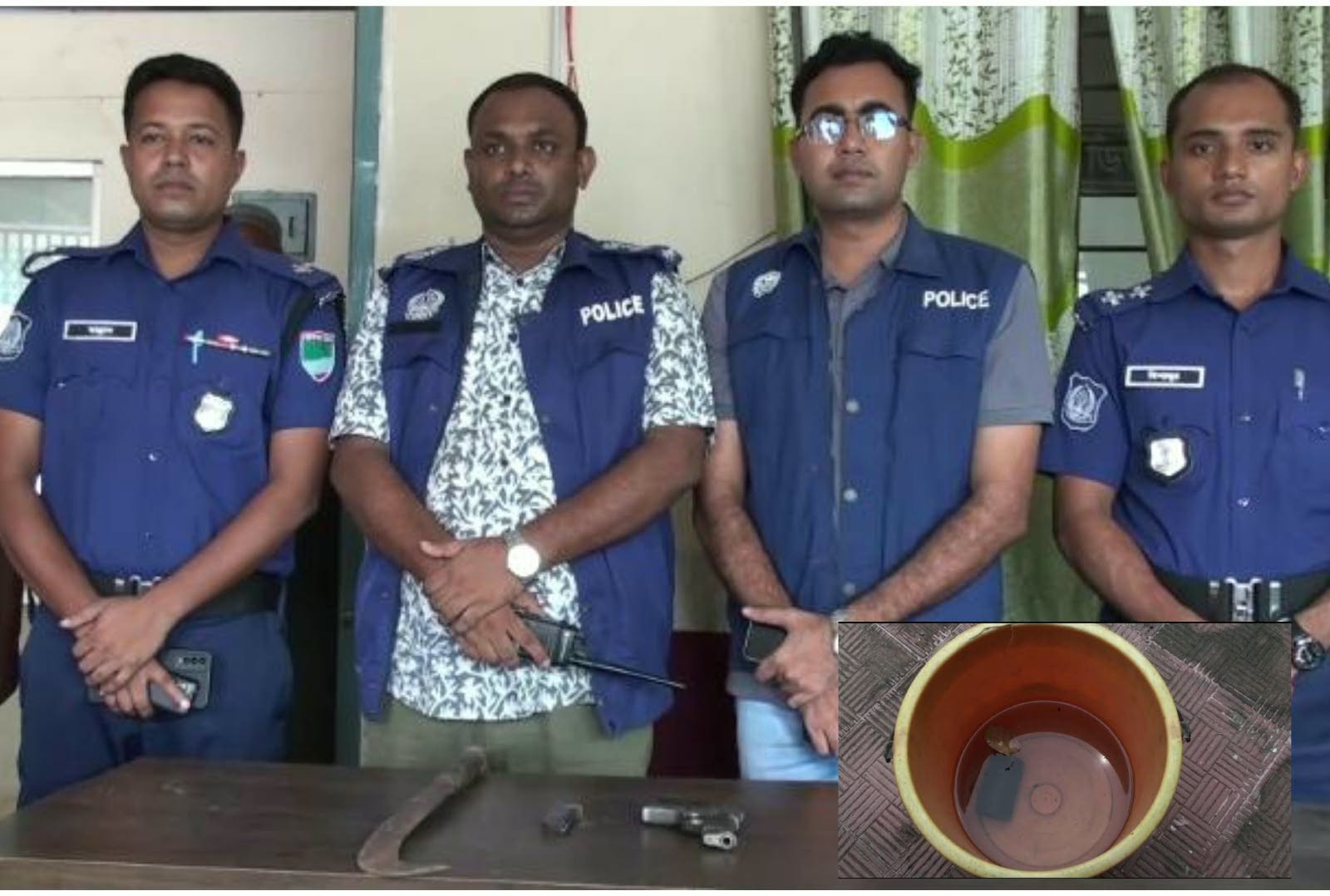 দৌলতপুরে শীর্ষ মাদক ব্যবসায়ী অস্ত্র ও ককটেল সহ আটক